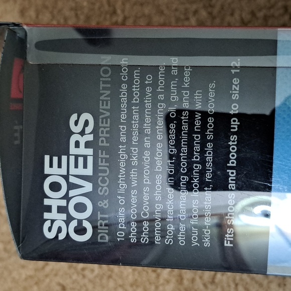 Reusable Shoe Blue Covers 10 pairs NWT - Picture 4 of 8